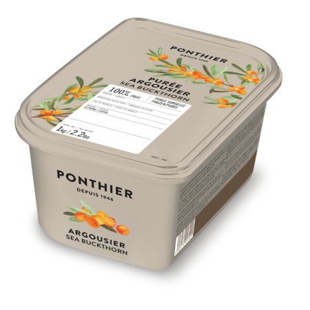 PUREE SEA BUCKTHORN FRZ (1KG) - PONTHIER