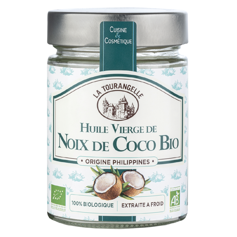 ORGANIC VIRGIN COCONUT OIL (314ML) - LA TOURANGELLE