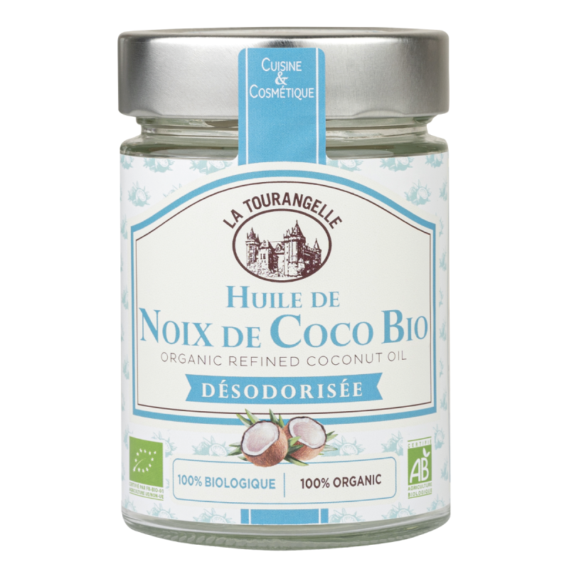 ORGANIC REFINED COCONUT OIL (314ML) - LA TOURANGELLE