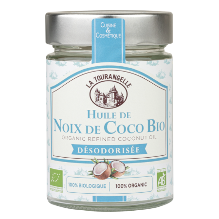 ORGANIC REFINED COCONUT OIL (314ML) - LA TOURANGELLE