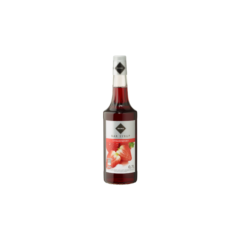 BAR SYRUP STRAWBERRY (700ML) - C6 - RIOBA
