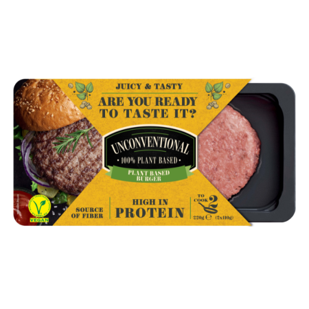 PLANT BASED BURGER CLASSIC FRZ UNCONVENTIONAL (110G)*2 - GRANAROLO