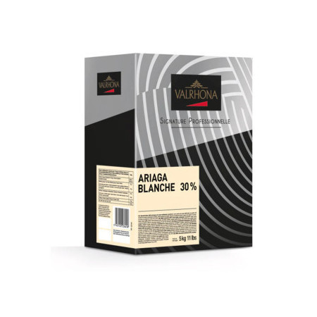 ARIAGA WHITE CHOCOLATE 30% (5KG) - VALRHONA