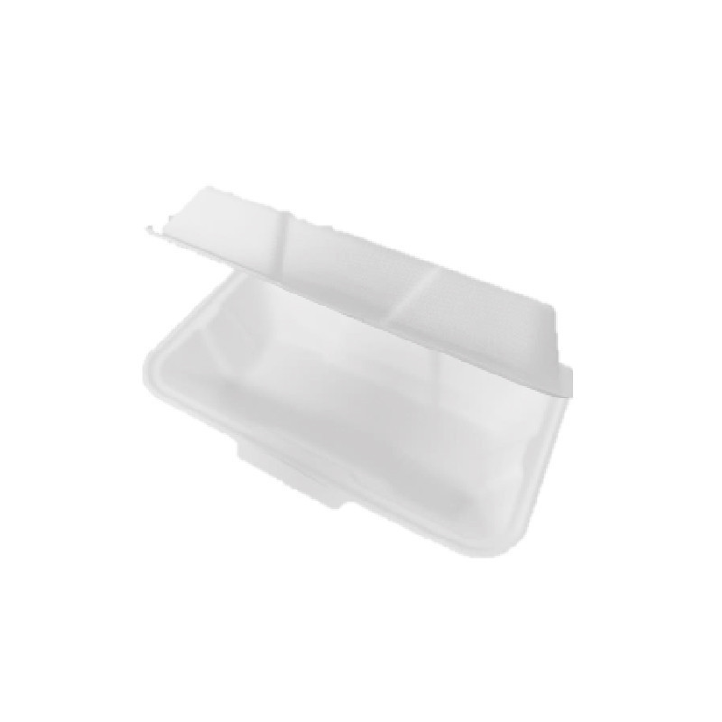 CLAMSHELL RECTANGLE NATURAL FIBER (450ML)*50 - HRK