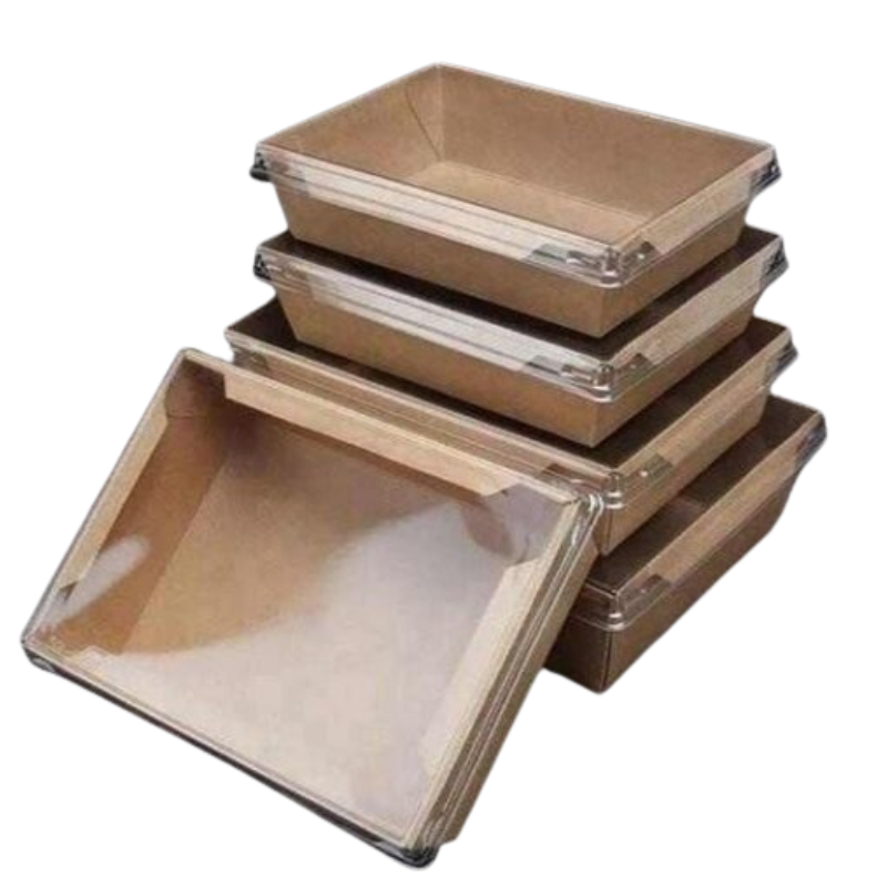 PAPER TRAY FLAT TOP 54OZ PET LID (1600ML)*200 - HRK