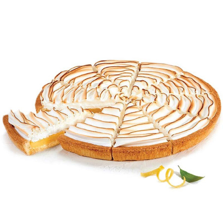 TART LEMON MERINGUE PRECUT 10 SLICES FRZ (1KG) - BONCOLAC