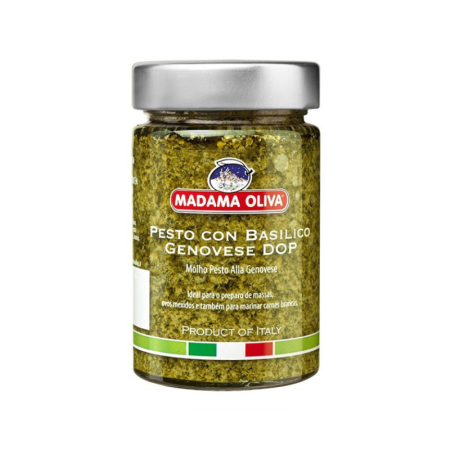 PESTO BASIL AND PINE NUT (190G) - MADAMA OLIVA