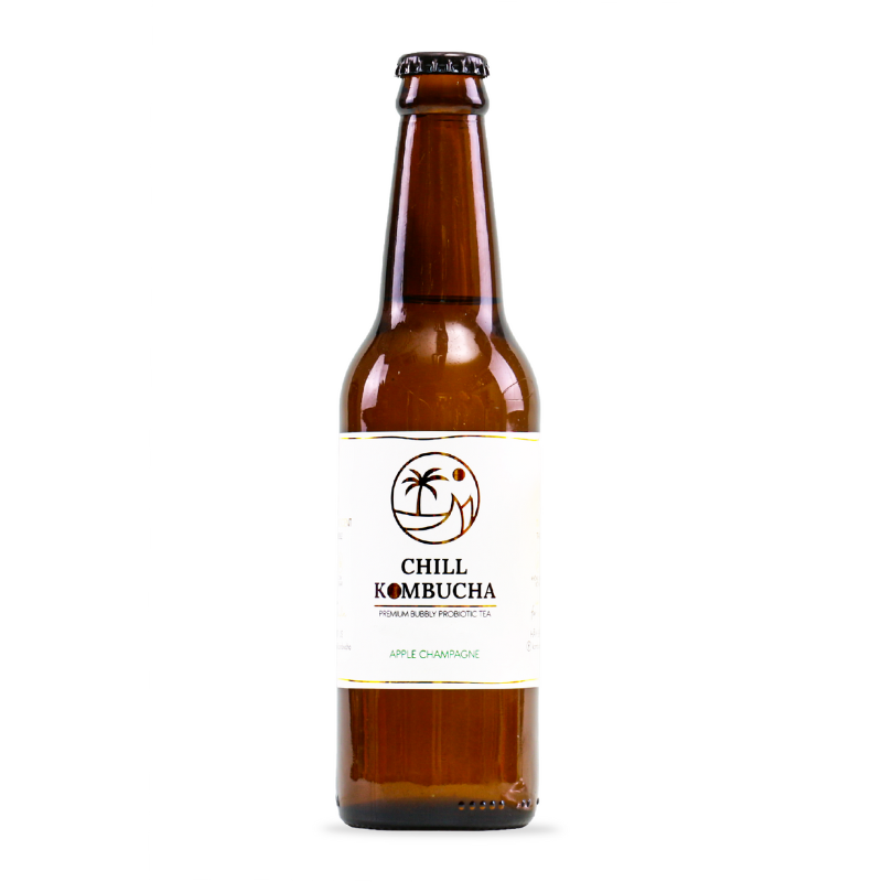 CHILL APPLE CHAMPAGNE (330ML) - KOMBUCHA