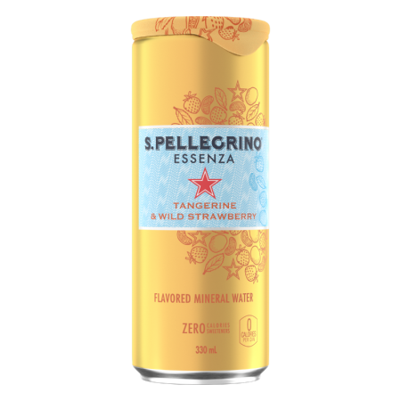 TANGERINE & WILD STRAWBERRY (330ML) - C24 - SAN PELLEGRINO