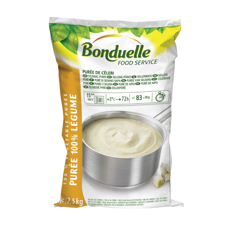 CELERY PUREE FRZ (2.5KG) - BONDUELLE