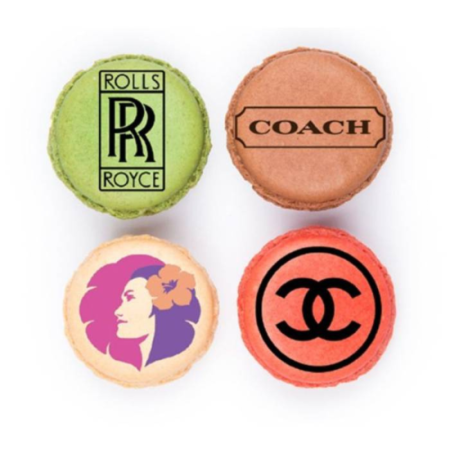 MACARON SHELL PRINTED (4.5CM, 6G) - (C240) - C'EST BON"