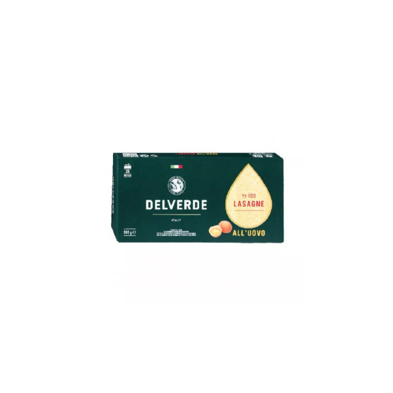 LASAGNA ALL'UOVO (500G) - DELVERDE