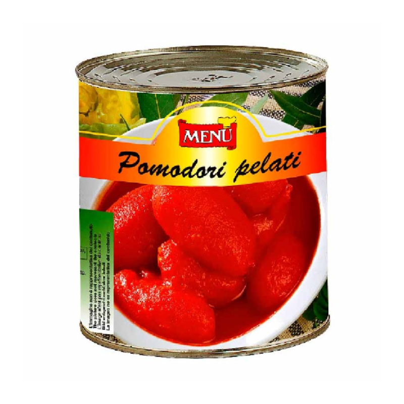 PEELED TOMATOES WITHOUT CA (2.5KG) - MENU