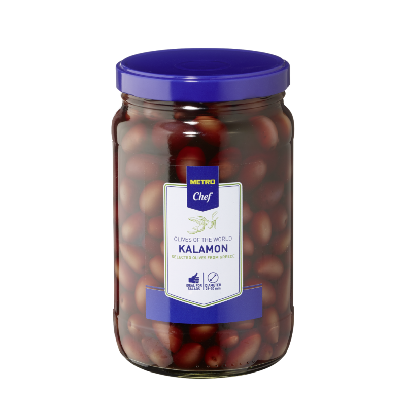 KALAMON KALAMATA OLIVES WITH STONE (1.9KG) - METRO CHEF