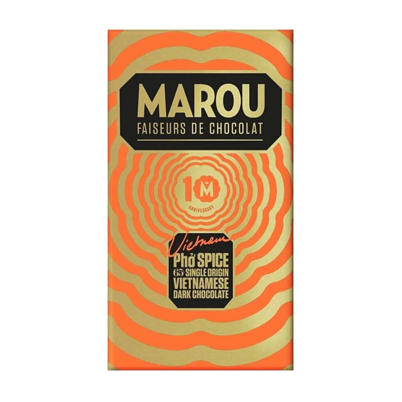 DARK CHOCOLATE PHO SPICE 65% (80G) - MAROU