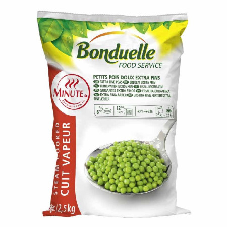 VERY FINE GREEN PEAS FRZ (2.5KG) - BONDUELLE