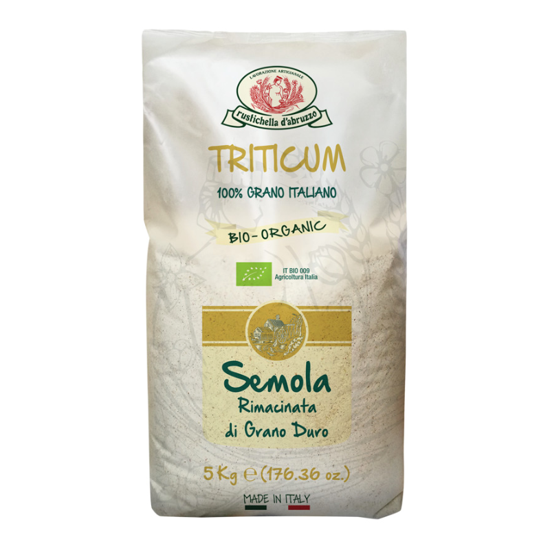 SEMOLA ORGANIC (5KG) - RUSTICHELLA D'ABRUZZO