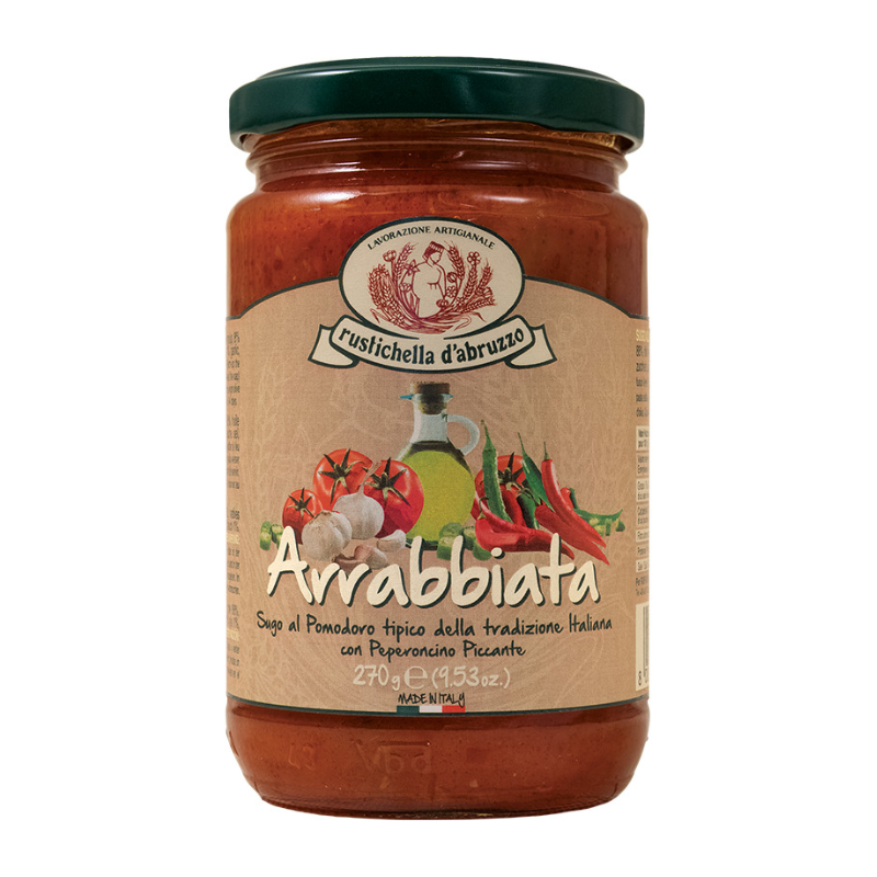 ARRABBIATA TOMATO SAUCE (270G) - RUSTICHELLA D'ABRUZZO