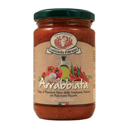 ARRABBIATA TOMATO SAUCE (270G) - RUSTICHELLA D'ABRUZZO