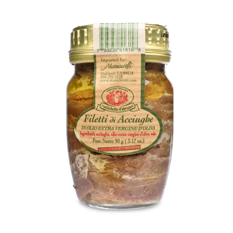 ANCHOVY IN OIL (90G) - RUSTICHELLA D'ABRUZZO