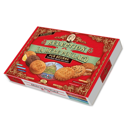 PURE BUTTER BISCUITS ASSORTMENT 6 VARIETIES (375G) - LA MÈRE POULARD