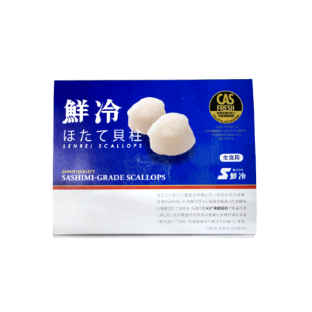 SCALLOP MEAT SIZE M MIYAGI JAPAN SENREI FRZ (26-30 PC/BAG) (1KG) - SANRIKU