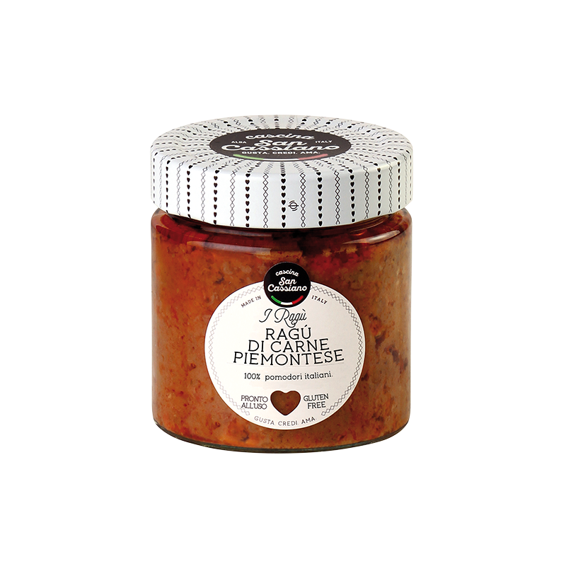 PIEDMONTESE MEAT RAGOUT SAUCE (190G) - CASCINA SAN CASSIANO