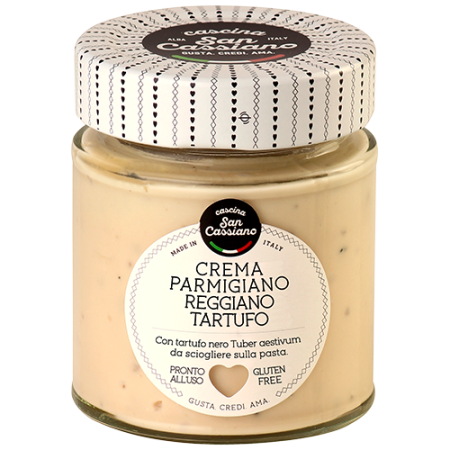 PARMIGIANO REGGIANO AND TRUFFLE CREAM SAUCE (150G) - CASCINA SAN CASSIANO