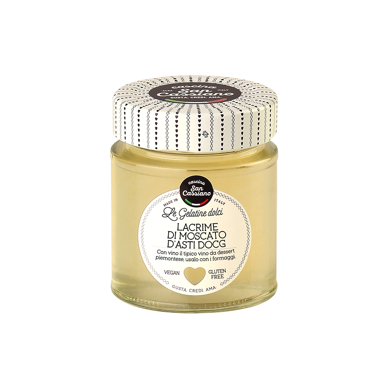 MOSCATO D'ASTI DOCG WINE JELLY (170G)- CASCINA SAN CASSIANO