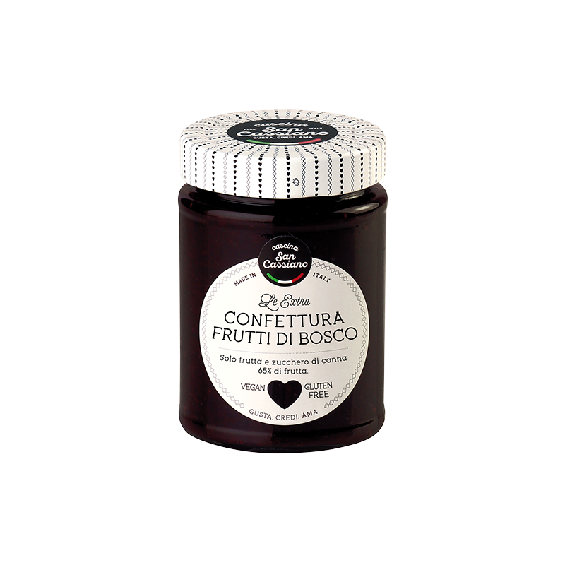 MIXED BERRY JAM (340G) - CASCINA SAN CASSIANO