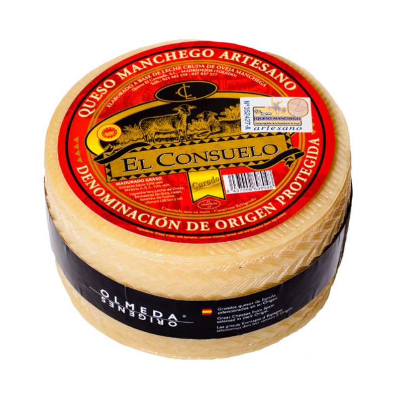 MANCHEGO CURED TOLEDO MINI (1KG) (SHEEP) - OLMEDA ORIGENES