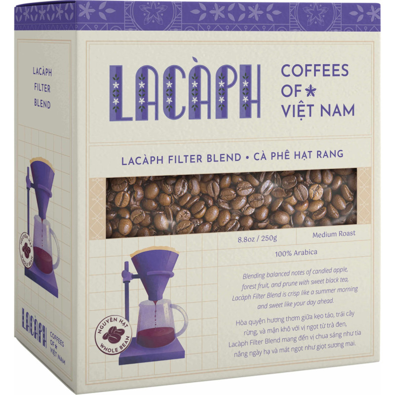 SIGNATURES FILTER BLEND 100% ARABICA WHOLE BEANS (250G) - LACAPH