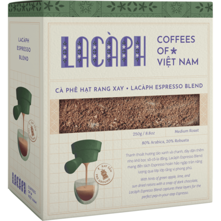 SIGNATURES ESPRESSO BLEND 80% ARABICA 20% ROBUSTA GROUND COFFEE (250G) - LACAPH