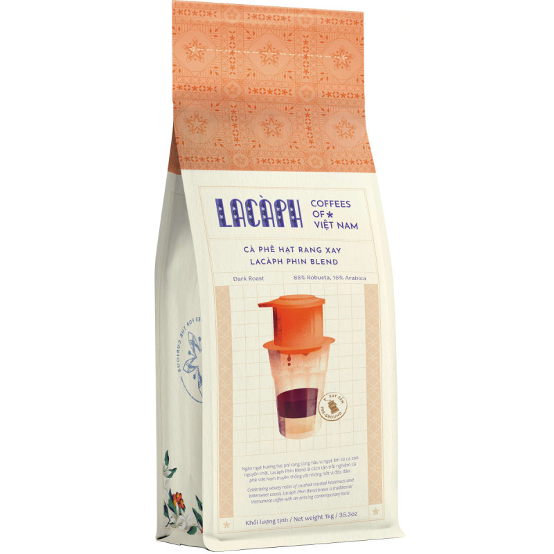 SIGNATURES PHIN BLEND 85% ROBUSTA 15% ARABICA GROUND COFFEE (1KG) - LACAPH