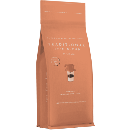 TRADITIONAL PHIN BLEND 100% ROBUSTA GROUND COFFEE (1KG) - LACAPH