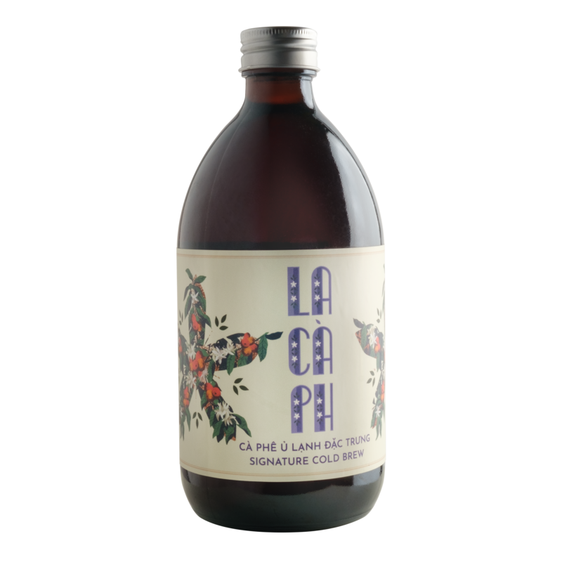 SIGNATURES COLD BREW 82% PURIFIED WATER 18% ARABICA (1L) - LACAPH
