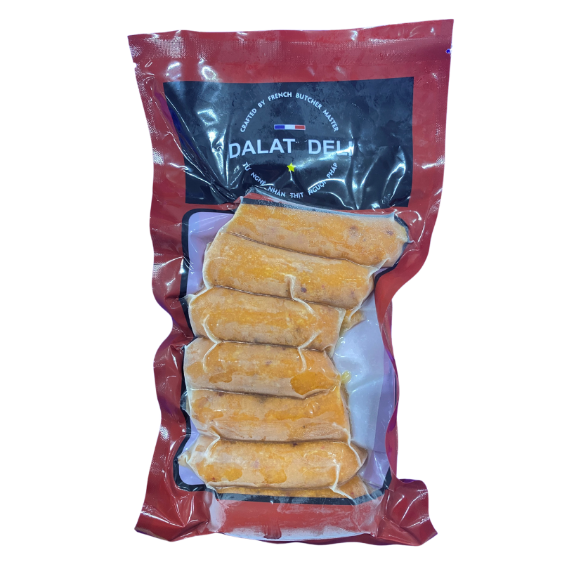 888 - FROZEN SAUSAGE CHICKEN 100% FOR BREAKFAST ~30G (~1KG) - DALAT DELI