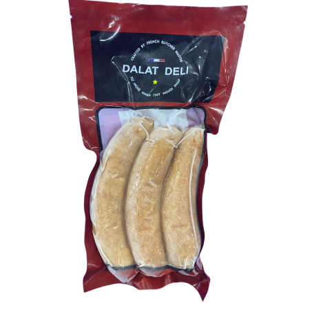 891 - FROZEN CHEESE SAUSAGE FOR GRILL 80G-100G (~1KG) - DALAT DELI