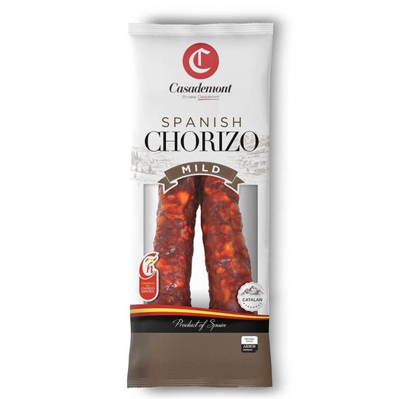 CHORIZO COLLAR PICANTE (225G) - CASADEMONT
