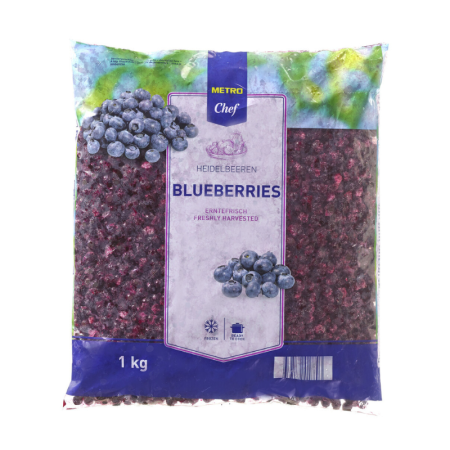 WILD BLUEBERRIES FRZ (1KG) - METRO CHEF