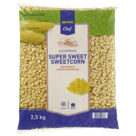 SWEETCORN SUPERSWEET FRZ (2.5KG) - METRO CHEF