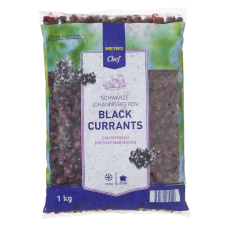 BLACKCURRANT FRZ (1KG) - METRO CHEF