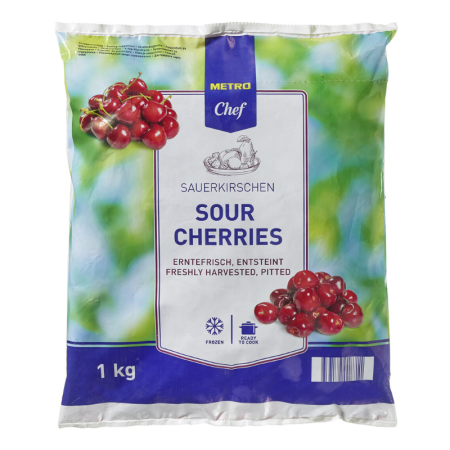 MORELLO CHERRY IQF FRZ (1KG) - METRO CHEF