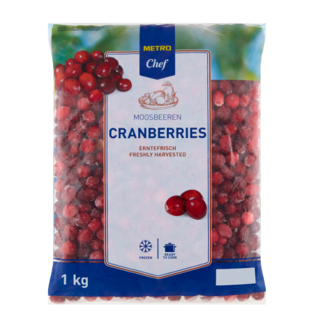 CRANBERRIES FRZ (1KG) - METRO CHEF