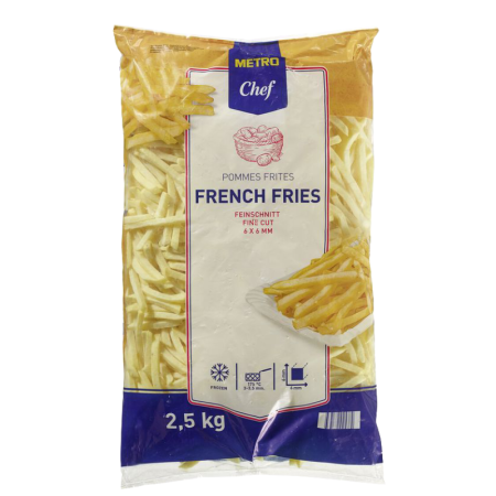 FRENCH FRIES 6X6 (2.5KG) - METRO CHEF