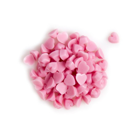 SPRINKLE HEARTS MINI PINK (1KG) - DOBLA