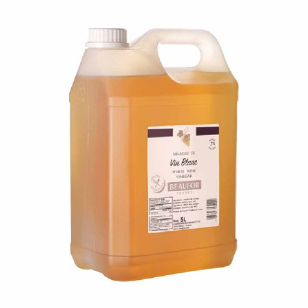 VINEGAR WHITE WINE (5L) - BEAUFOR