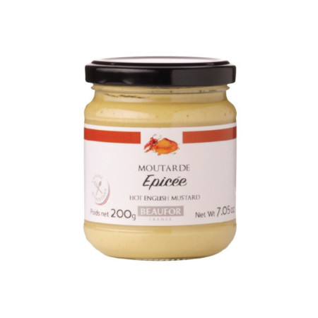 MUSTARD HOT ENGLISH (200G) - BEAUFOR