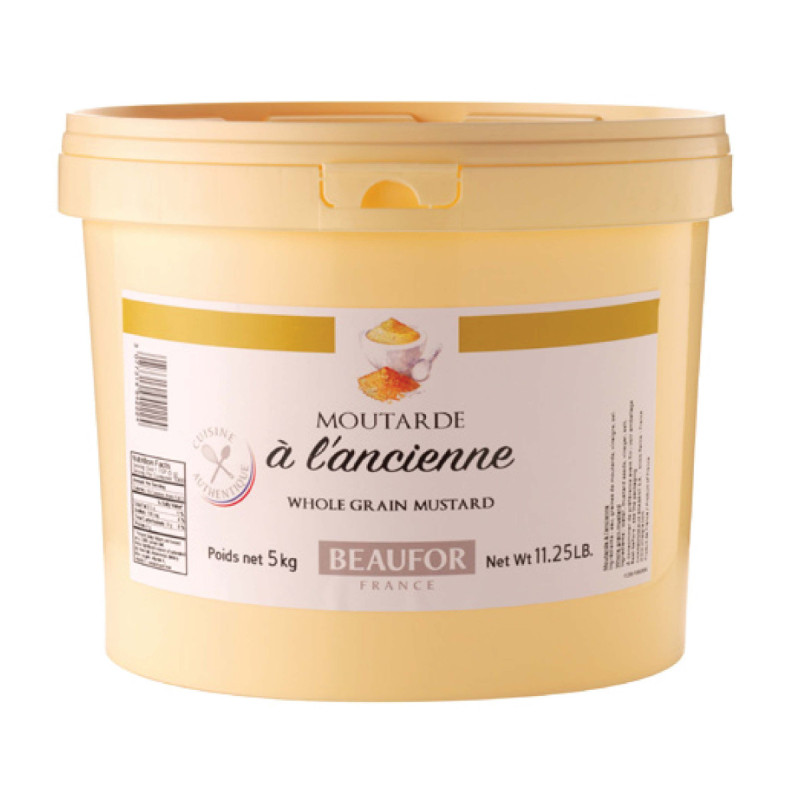 MUSTARD WHOLE GRAIN (5KG) - BEAUFOR
