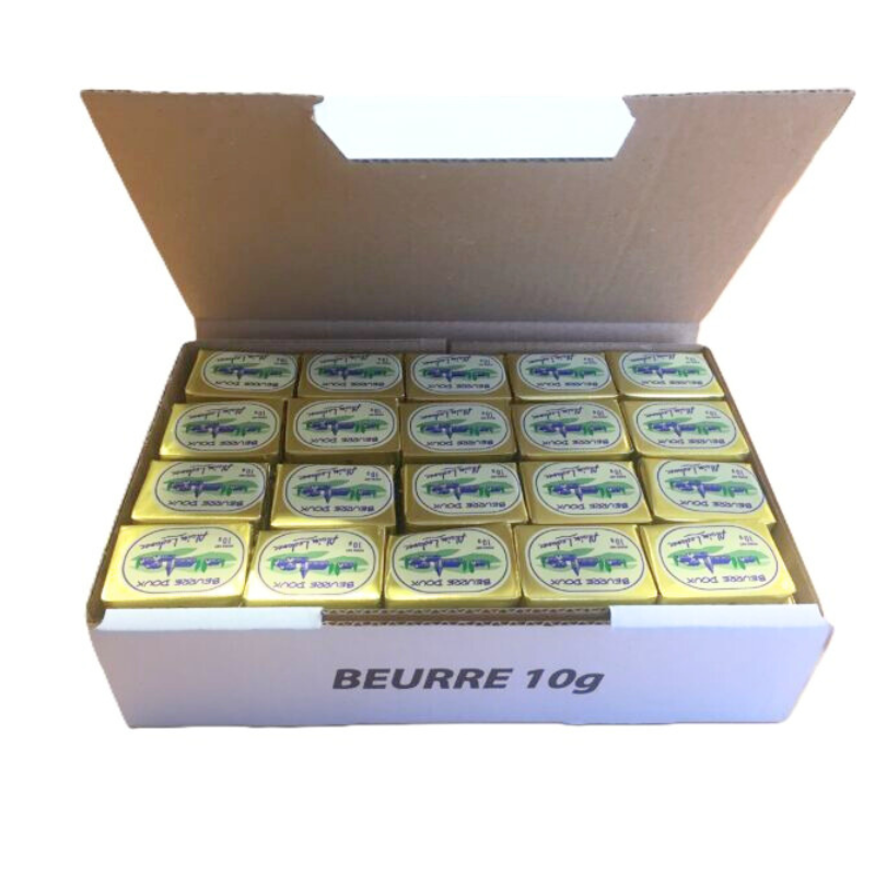 UNSALTED BUTTER PORTION NO PLASTIC FRZ (10G)*100 - BRIOIS